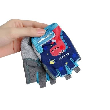GUANTES TALL L DE MEDIO DEDO PARA NIÑOS GUANTES DE BICICLETA SIN DEDOS - 4