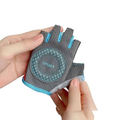 GUANTES TALL L DE MEDIO DEDO PARA NIÑOS GUANTES DE BICICLETA SIN DEDOS - 5