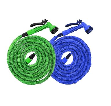 MANGUERA EXPANDIBLE DE 60 METROS CON PISTOLA 7 CHORROS