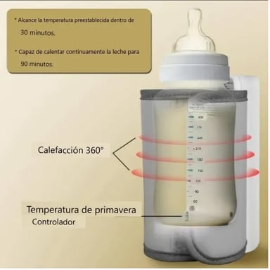 CALENTADOR BIBERÓN MAMADERA PORTÁTIL BEBÉS - 8