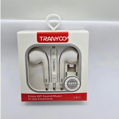 AUDIFONOS CON CABLE TIPO C TRANYOO BLANCO - 3
