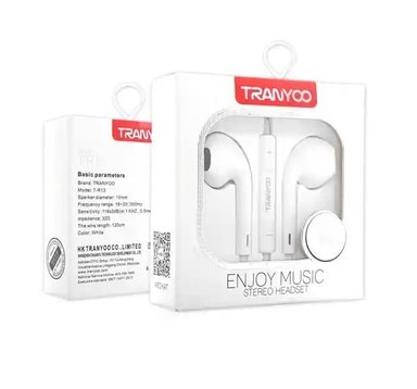 AUDIFONOS CON MICRO PARA IPHONE CON CABLE LIGHTNING TRANYOO - 8