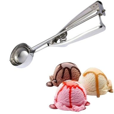 CUCHARA PARA HELADO, POSTRE, FRUTA, SANDÍA, GALLETAS 4 CM X 2 UND