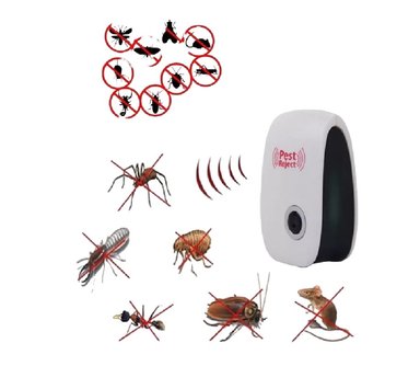 REPELENTE ULTRASÓNICO PARA PLAGAS X 4 UND