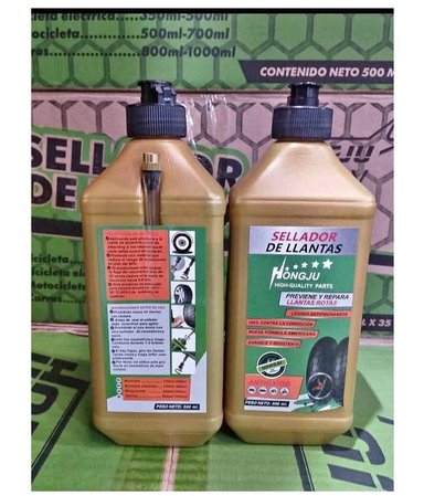 SELLADOR DE LLANTAS CON VALVULA 500ML D777 X 3 UND - 3