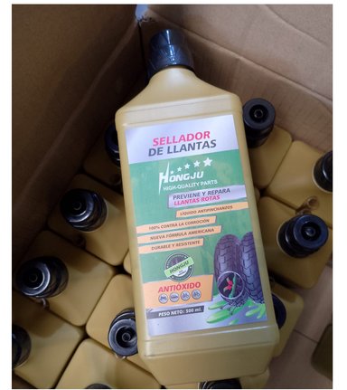 SELLADOR DE LLANTAS CON VALVULA 500ML D777 X 3 UND - 7