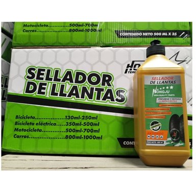 SELLADOR DE LLANTAS CON VALVULA 500ML D777 X 3 UND - 8