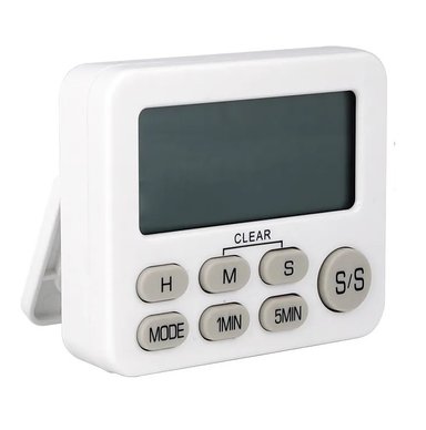 TEMPORIZADOR DE COCINA DIGITAL 2 EN 1 CON PANTALLA LCD DE VOLUMEN AJUSTABLE