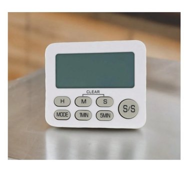 TEMPORIZADOR CRONÓMETRO DIGITAL GRANDE COCINA ELECTRÓNICO X 2 UND
