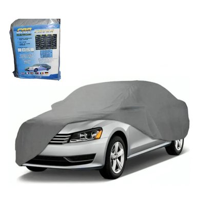 COBERTOR FUNDA PARA AUTO IMPERMEABLE GRIS XXL - 6