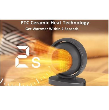 MINI CALENTADOR ELÉCTRICO DE 380 W PLOMO CALEFACTOR PLOMO X 2 UND - 7