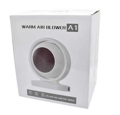 MINI CALENTADOR ELÉCTRICO DE ESCRITORIO PERSONAL PORTATIL 380W BLANCO X 2 UND - 10