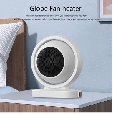 MINI CALENTADOR ELÉCTRICO DE ESCRITORIO PERSONAL PORTATIL 380W BLANCO X 2 UND - 3