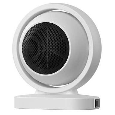 MINI CALENTADOR ELÉCTRICO DE ESCRITORIO PERSONAL PORTATIL 380W BLANCO X 2 UND - 5