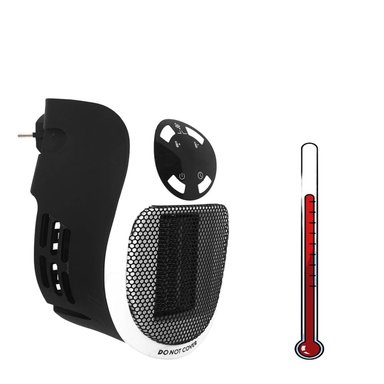 CALENTADOR PORTÁTIL PARA EL HOGAR 500W BLANCO - 4