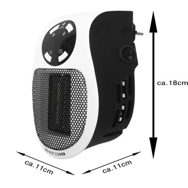 CALENTADOR PORTÁTIL PARA EL HOGAR 500W BLANCO - 8