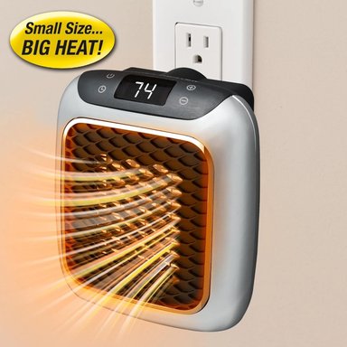 CALENTADOR DE PARED HEAT BOSS TURBO DE 800 W QUE AHORRA ESPACIO X 2 UND - 8