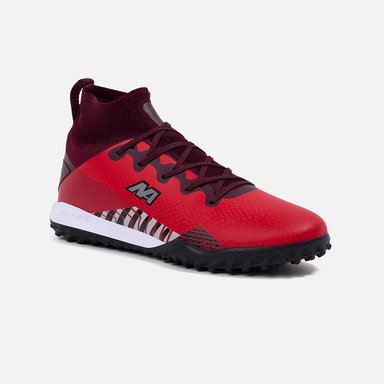 ZAPATILLAS NEW ATHLETIC FOOTBALL SLABS81 ROJO CON NEGRO JUVENIL