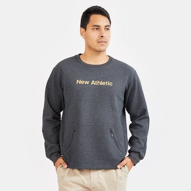 POLERA NEW ATHLETIC JEY GRIS OSCURO PARA HOMBRE