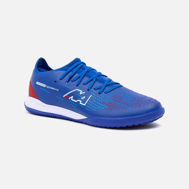 ZAPATILLAS NEW ATHLETIC FOOTBALL SPIDEKNIT72 AZUL CON ROJO JUVENIL