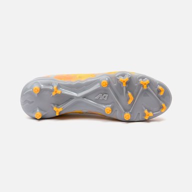 ZAPATILLAS NEW ATHLETIC FOOTBALL SLABS74 GRIS CON NARANJA JUVENIL - 3