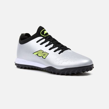 ZAPATILLAS MUJER NEW ATHLETIC CHIMPUNES PLATEADO NACAFUT0089J2602 FOOTBALL SLABS89 CON NEGRO JUVENIL