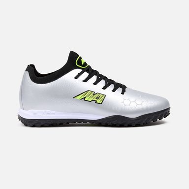 ZAPATILLAS MUJER NEW ATHLETIC CHIMPUNES PLATEADO NACAFUT0089J2602 FOOTBALL SLABS89 CON NEGRO JUVENIL - 2