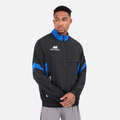 CORTAVIENTO HOMBRE NEW ATHLETIC NARDCOR0069A0202 WARRY NEGRO CON TURQUESA