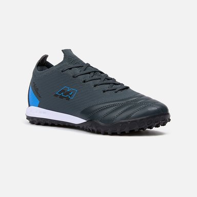 ZAPATILLAS MUJER NEW ATHLETIC FOOTBALL GRIS OSCURO NACAFUT0092J0312 ARROW92 CON AZUL JUVENIL