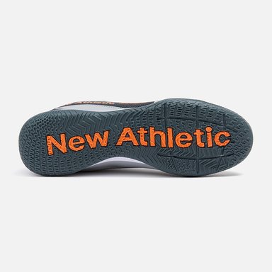 ZAPATILLAS HOMBRE NEW ATHLETIC FOOTBALL GRIS NACAFUT0055A0403 SLABS55 CON NARANJA - 3