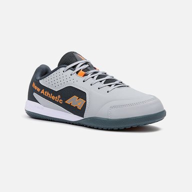 ZAPATILLAS MUJER NEW ATHLETIC FOOTBALL GRIS NACAFUT0055J0403 SLABS55 CON NARANJA JUVENIL