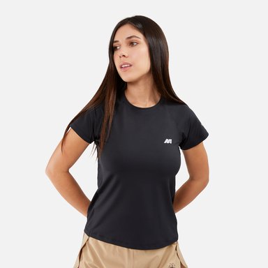 POLO DEPORTIVO MUJER NEW ATHLETIC NARDMCP0010F0202 MC MONICA NEGRO