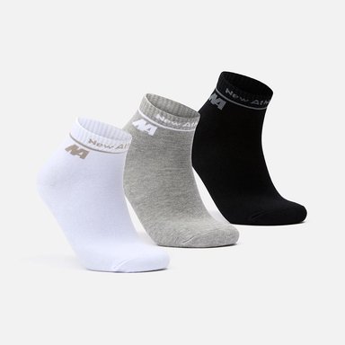 MEDIAS PACK DE 3 NEW ATHLETIC TOBILLERAS17 GRISES UNISEX