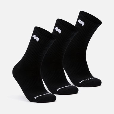 MEDIAS PACK DE 3 NEW ATHLETIC CANILLERA48 NEGRO UNISEX