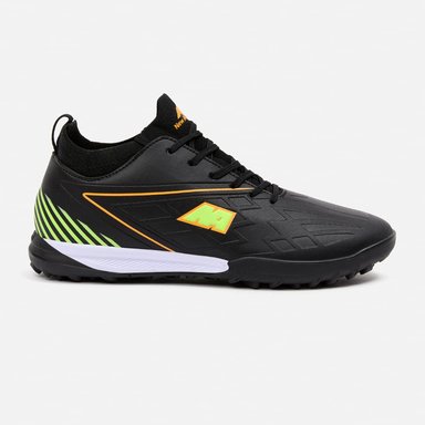 ZAPATILLAS HOMBRE NEW ATHLETIC FOOTBALL NEGRO NACAFUT0110A0220 FREX110 CON NARANJA - 2