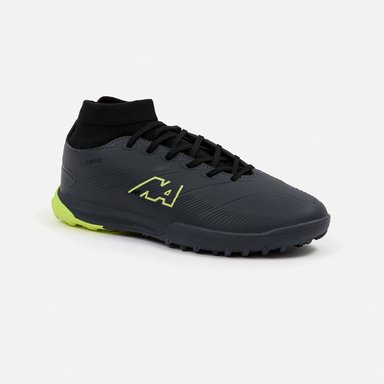 ZAPATILLAS MUJER NEW ATHLETIC FOOTBALL GRIS OSCURO NACAFUT0118J0302 OLYMPIC118 CON NEGRO JUVENIL