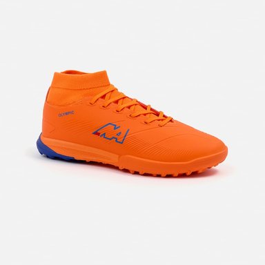 ZAPATILLAS MUJER NEW ATHLETIC CHIMPUNES NACAFUT0118J2012 FOOTBALL OLYMPIC118 NARANJA CON AZUL JUVENIL