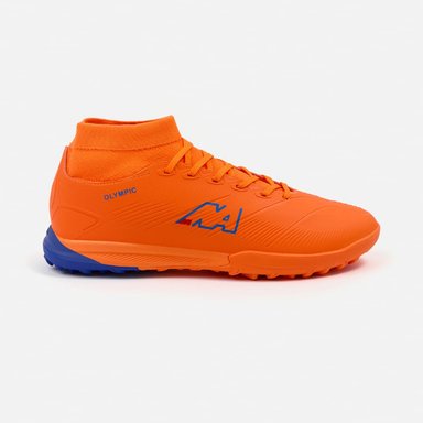 ZAPATILLAS MUJER NEW ATHLETIC CHIMPUNES NACAFUT0118J2012 FOOTBALL OLYMPIC118 NARANJA CON AZUL JUVENIL - 2