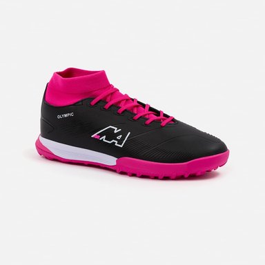 ZAPATILLAS MUJER NEW ATHLETIC FOOTBALL NEGRO NACAFUT0118J0216 OLYMPIC118 CON FUCSIA JUVENIL