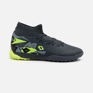 ZAPATILLAS MUJER NEW ATHLETIC FOOTBALL GRIS OSCURO NACAFUT0105J0302 VORTEX105 CON VERDE LIMÓN JUVENIL - 2