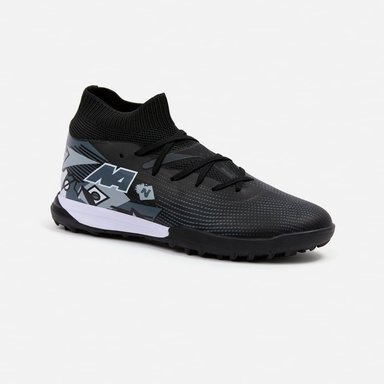 ZAPATILLAS MUJER NEW ATHLETIC FOOTBALL NEGRO NACAFUT0105J0201 VORTEX105 CON BLANCO JUVENIL
