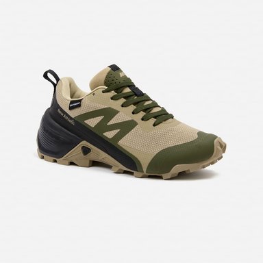 ZAPATILLAS NEW ATHLETIC OUTDOOR MOUNTAIN60 BEIGE CON VERDE MILITAR MUJER