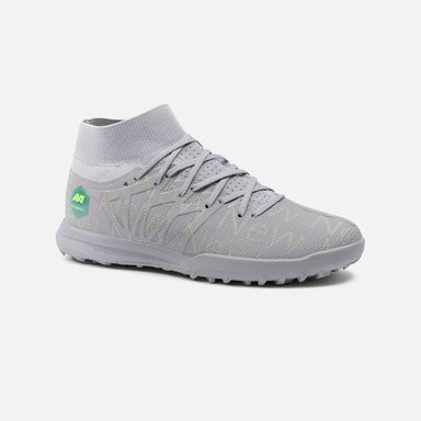 ZAPATILLAS NEW ATHLETIC FOOTBALL CHUGGU107 GRIS CON VERDE JUVENIL