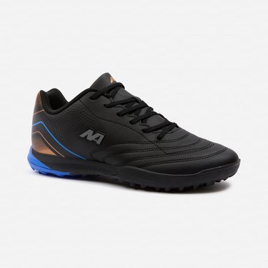 ZAPATILLAS NEW ATHLETIC FOOTBALL URANO117 NEGRO CON AZUL HOMBRE