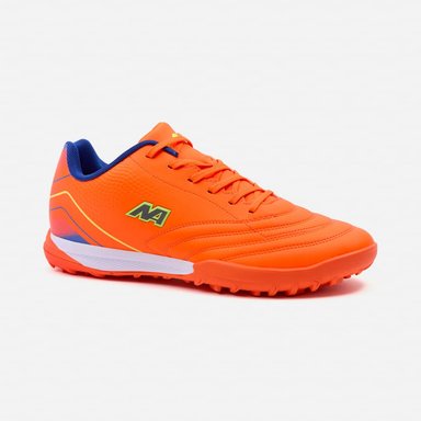 ZAPATILLAS NEW ATHLETIC FOOTBALL URANO117 NARANJA CON AZUL HOMBRE