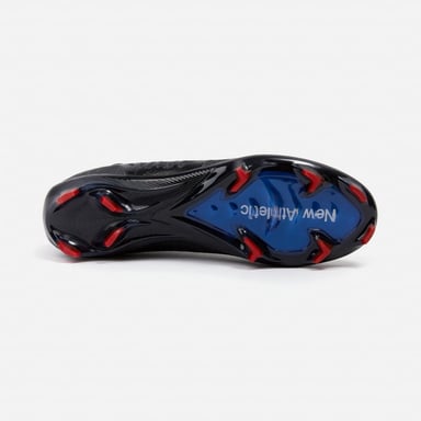 ZAPATILLAS NEW ATHLETIC FOOTBALL CHUGGU127 NEGRO CON ROJO JUVENIL - 3