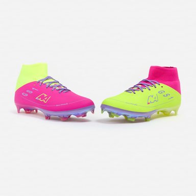 ZAPATILLAS NEW ATHLETIC FOOTBALL GUETS129 FUCSIA CON VERDE NEÓN HOMBRE