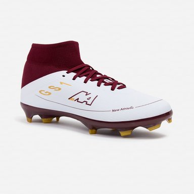 ZAPATILLAS NEW ATHLETIC FOOTBALL GUETS129 BLANCO CON VINO HOMBRE