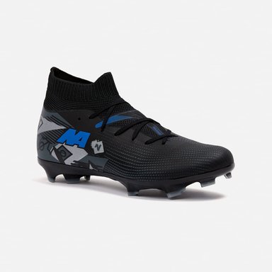 ZAPATILLAS NEW ATHLETIC FOOTBALL SCARPA123 NEGRO CON TURQUESA JUVENIL