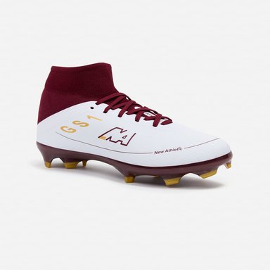 ZAPATILLAS NEW ATHLETIC FOOTBALL GUETS129 BLANCO CON VINO JUVENIL